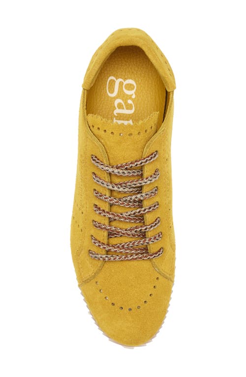 Pedro Garcia Celin Sneaker In Yellow