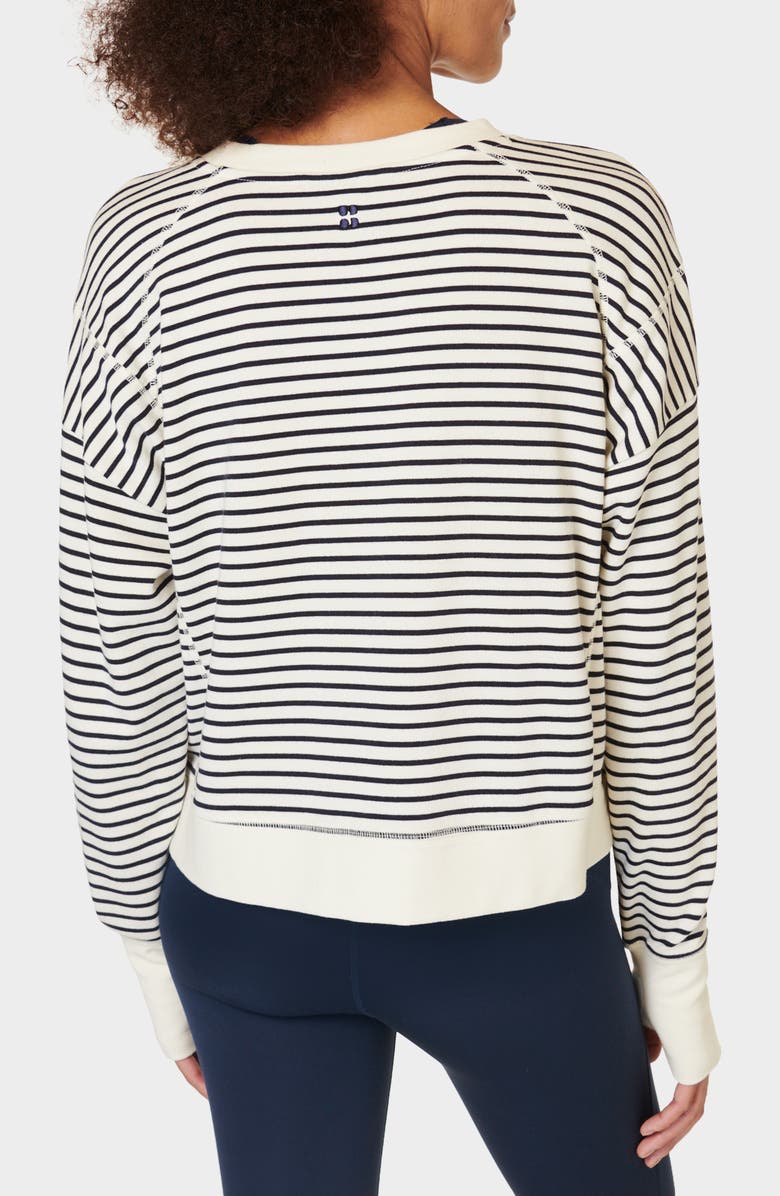 Sweaty Betty After Class Crop Sweatshirt, Alternate, color, 