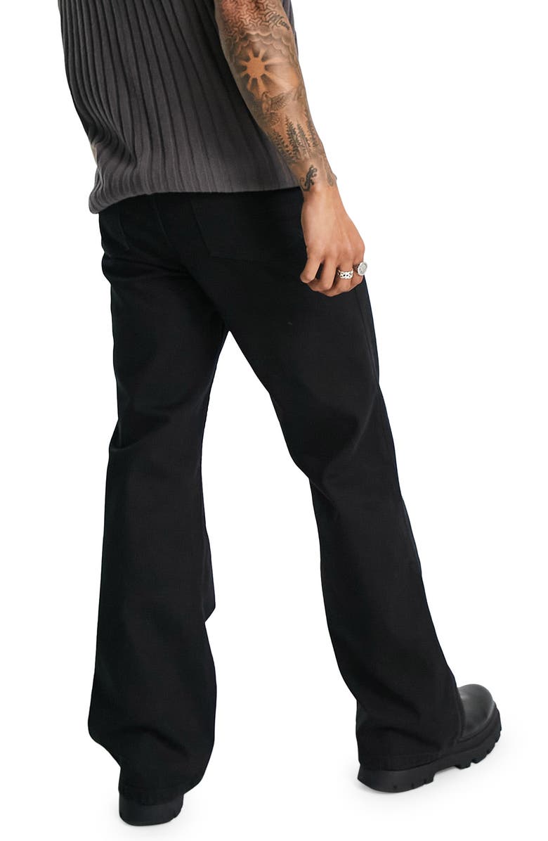 Topman Flare Jeans, Alternate, color, 