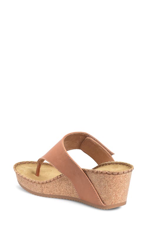 Comfortiva Edwyn Platform Wedge In Luggage