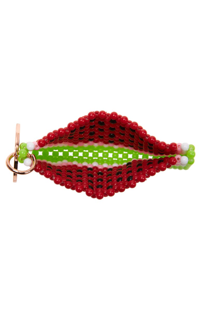 Susan Alexandra Watermelon-ita Beaded Card Holder, Alternate, color, 