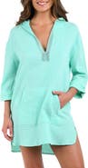 La Blanca Hooded Cotton Gauze Cover-Up Tunic