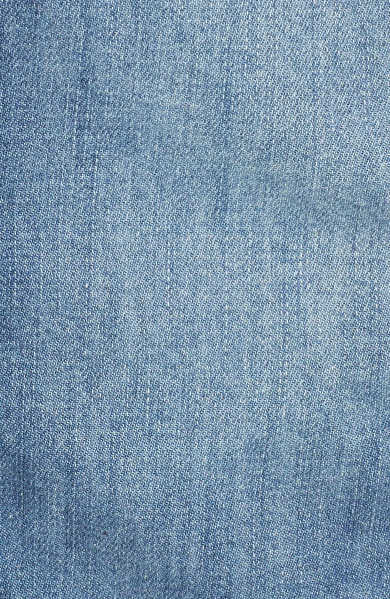 Liverpool Long Denim Shirt Jacket, Alternate, color,