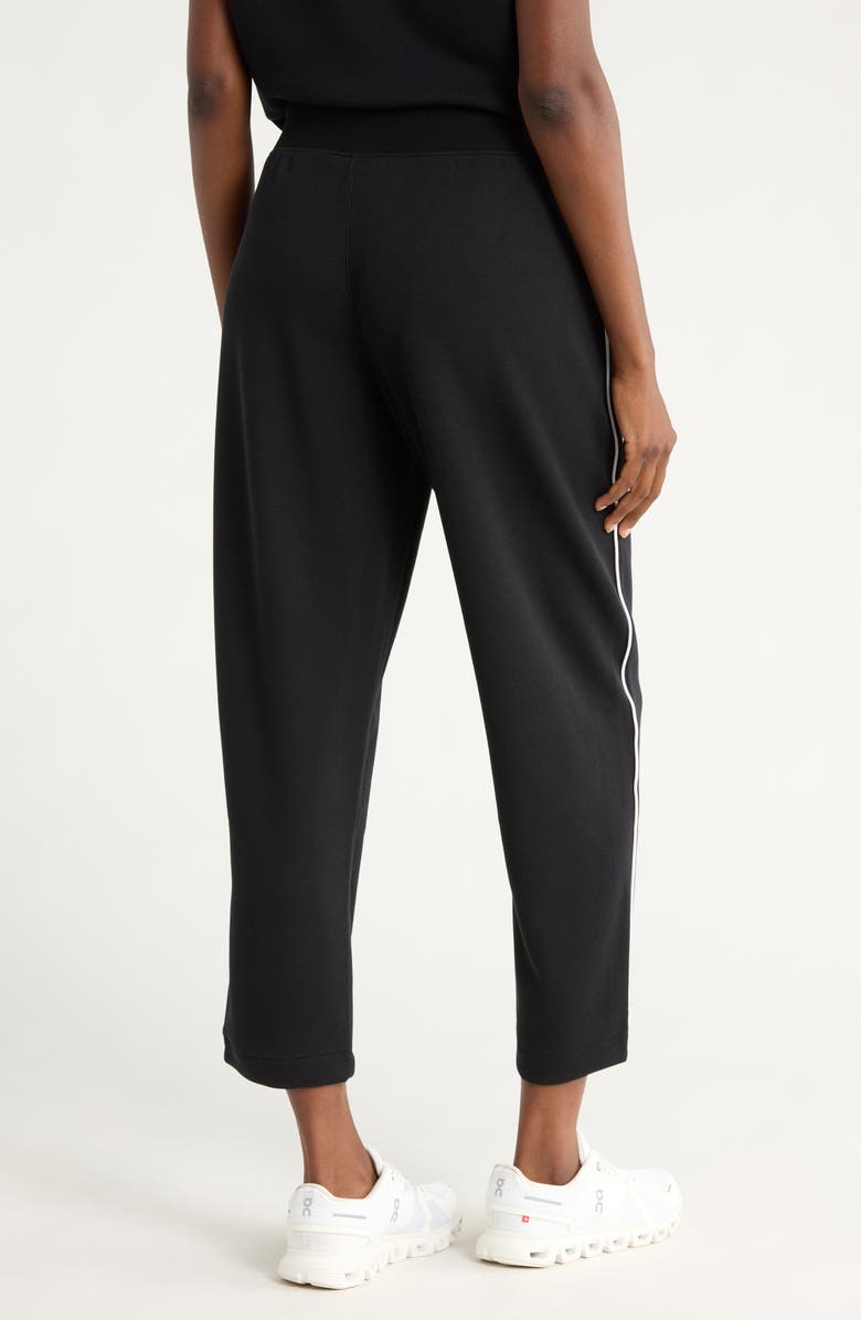 SPANX<sup>®</sup> AirEssentials Piqué Carrot Leg Ankle Pants, Alternate, color, Very Black