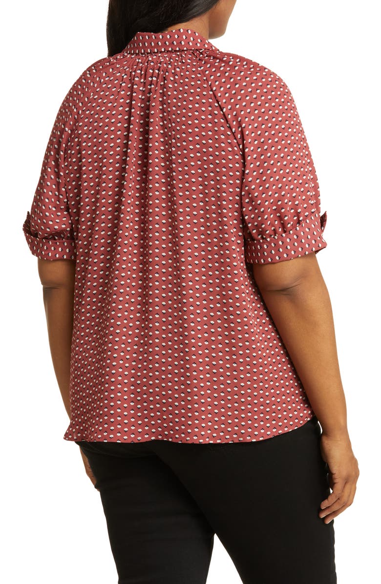 MAX STUDIO Puff Sleeve Top, Alternate, color, 