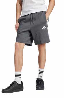 adidas Essential 3-Stripes Fleece Shorts