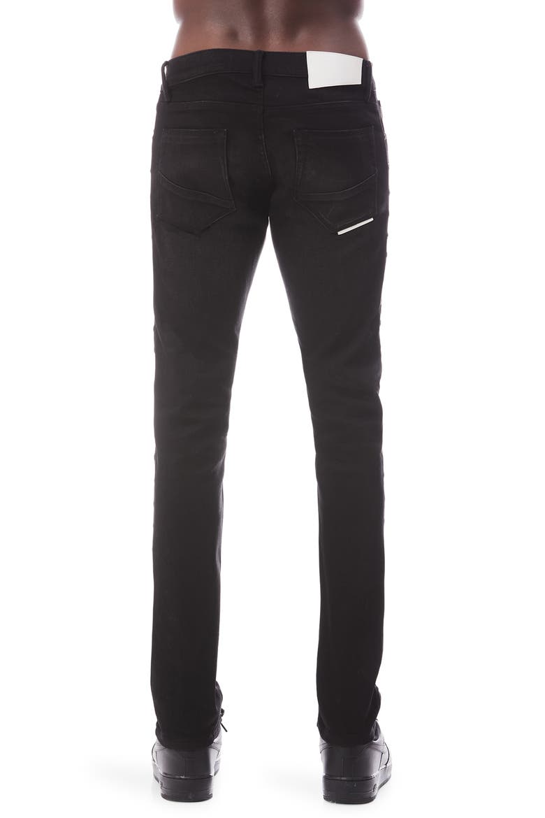HVMAN Straight Lace Punk Stretch Super Skinny Jeans, Alternate, color, BLACK LACE