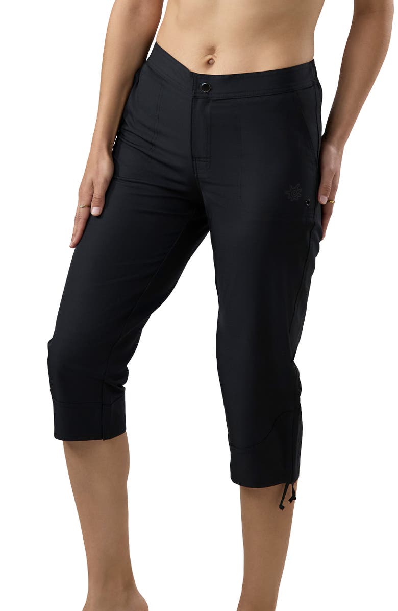 UV Skinz Beach Capris, Alternate, color, Black
