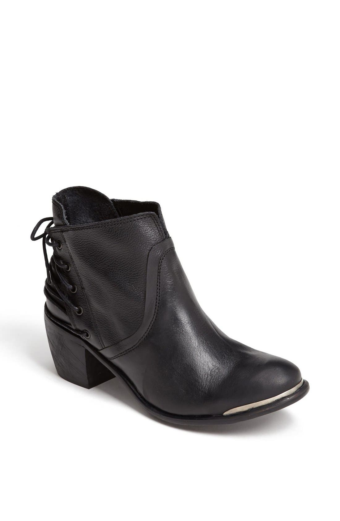'Blake' Bootie, Main, color, BLACK LEATHER