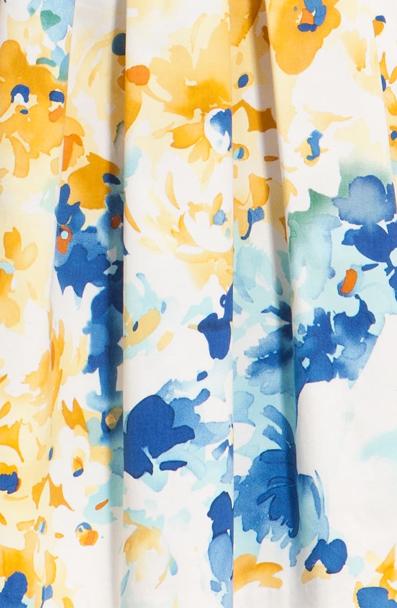 Muse Floral Print Fit & Flare Dress, Alternate, color, 