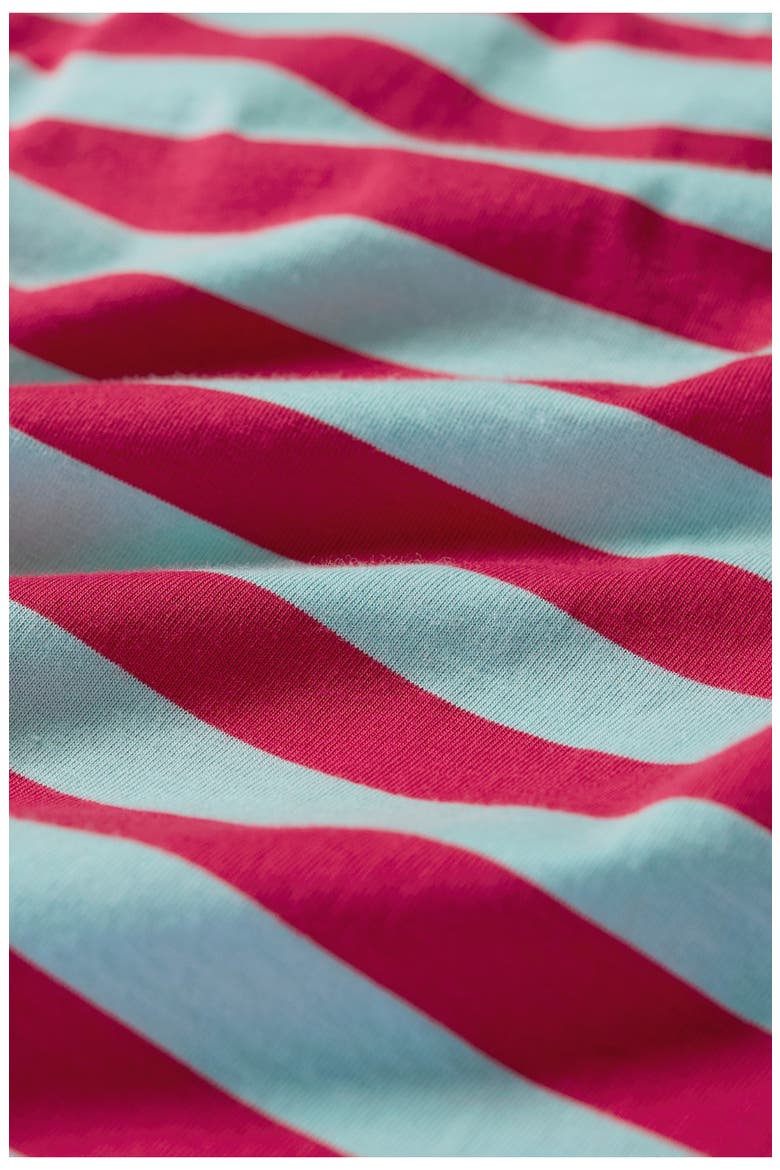 Sailor Stripe Organic Cotton T-Shirt, Alternate, color, SCALLION RASPBERRY