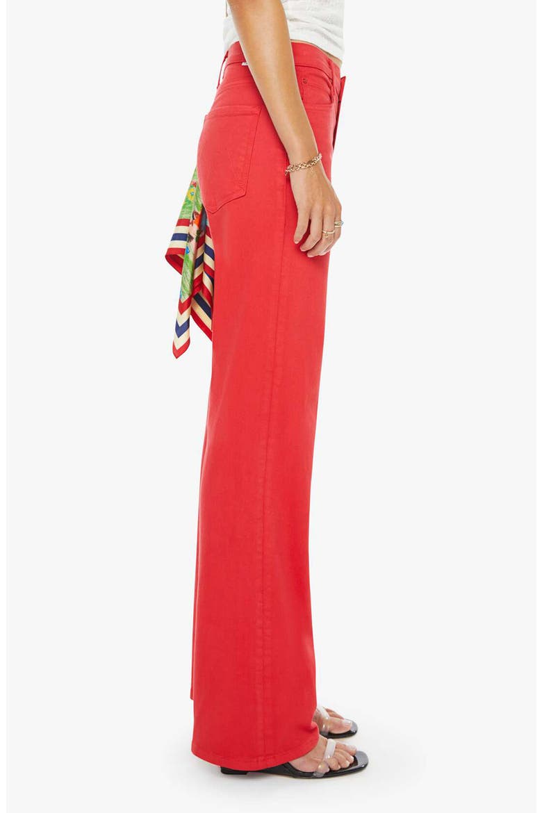 The Kick It High Waist Straight Leg Jeans, Alternate, color, TANGO RED