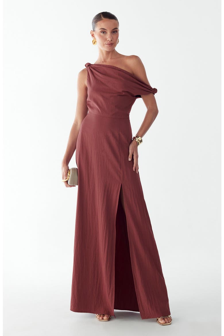 Elliot Maxi Dress, Alternate, color, Burgundy