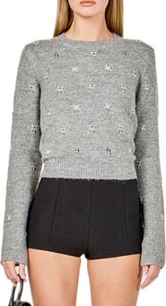 Endless Rose Bead Embellished Sweater