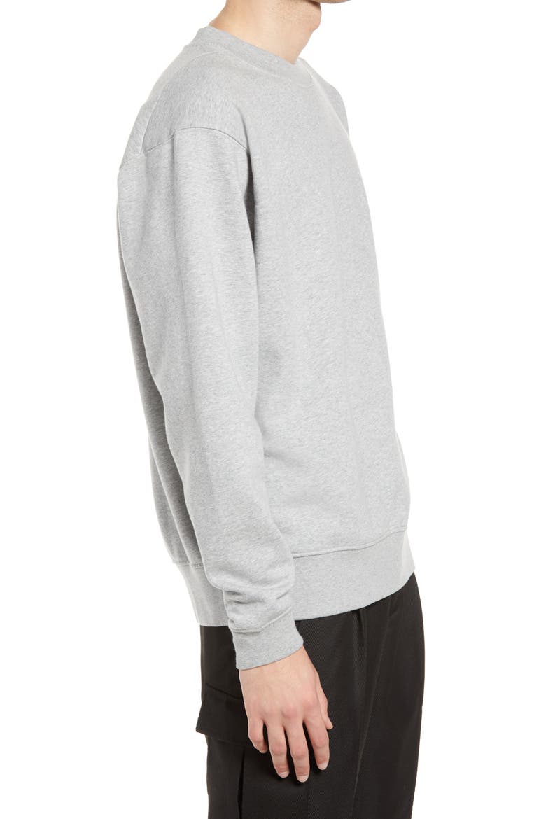 Unisex Fleece Crewneck Sweatshirt, Alternate, color, GREY HEATHER