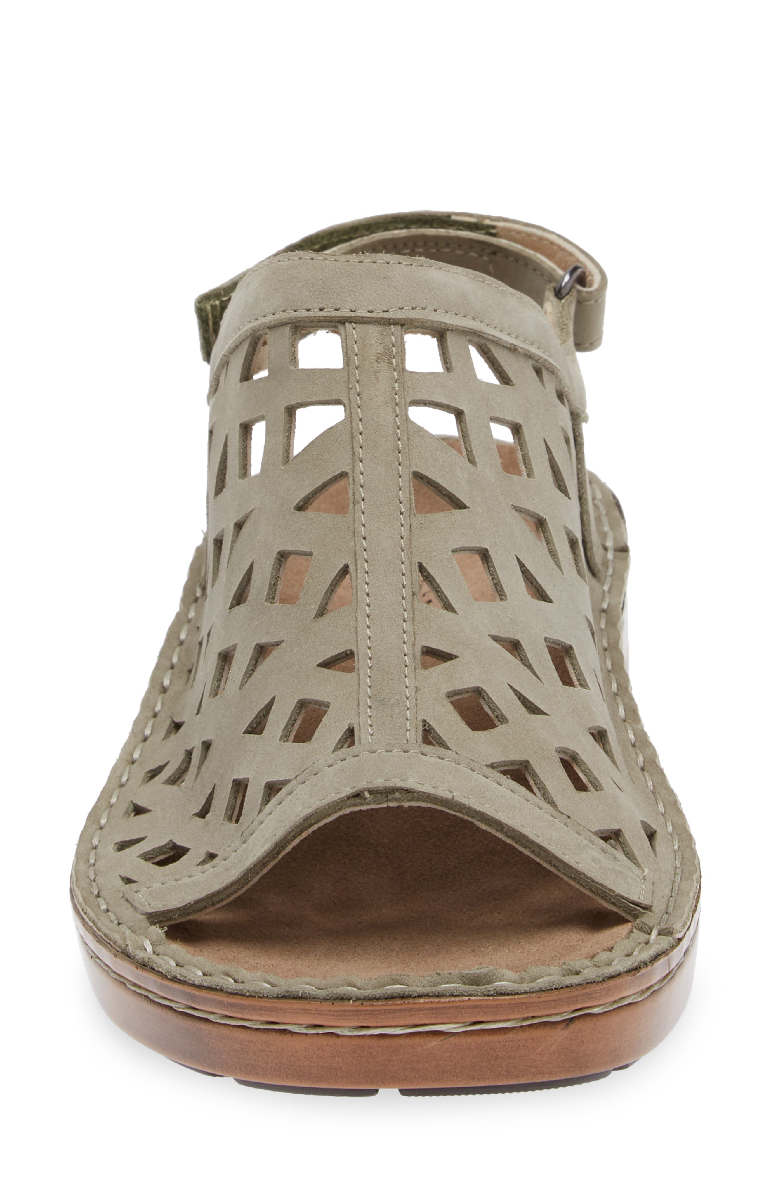 Amadora Slingback Sandal, Alternate, color, SAGE NUBUCK