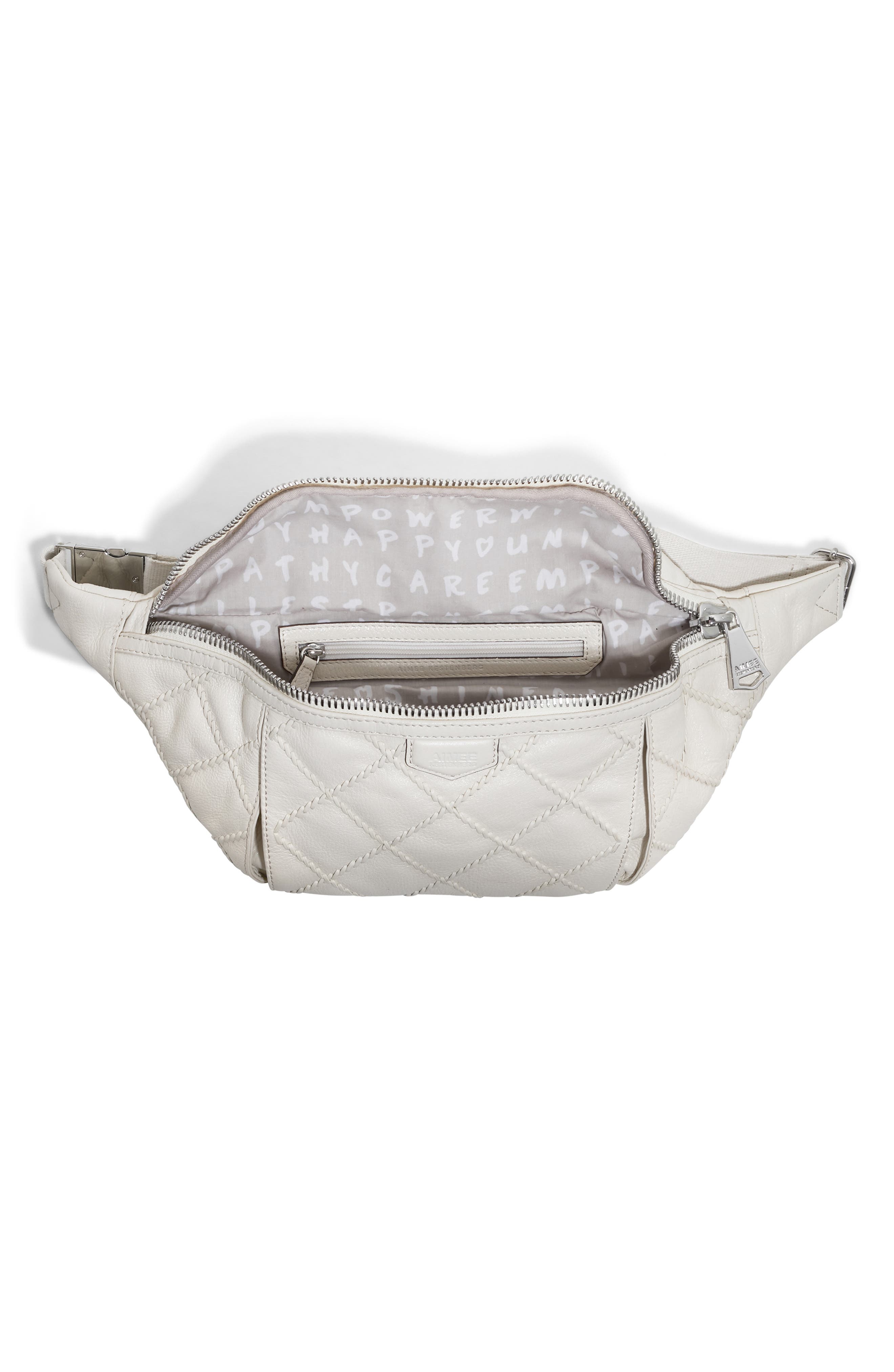 Outta Here Large Belt Bag, Alternate, color, VANILLA ICE VINTAGE