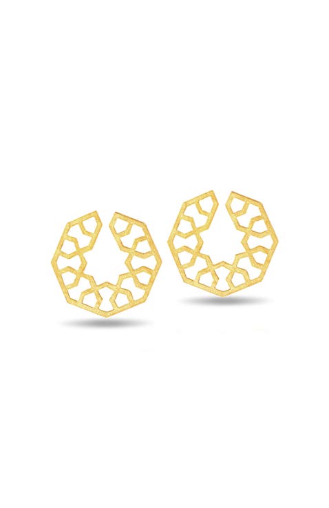Girih Hoop Earrings
