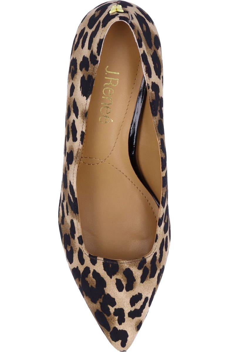 J. Reneé Anisha Pointed Toe Wedge Pump, Alternate, color, Brown/ Black