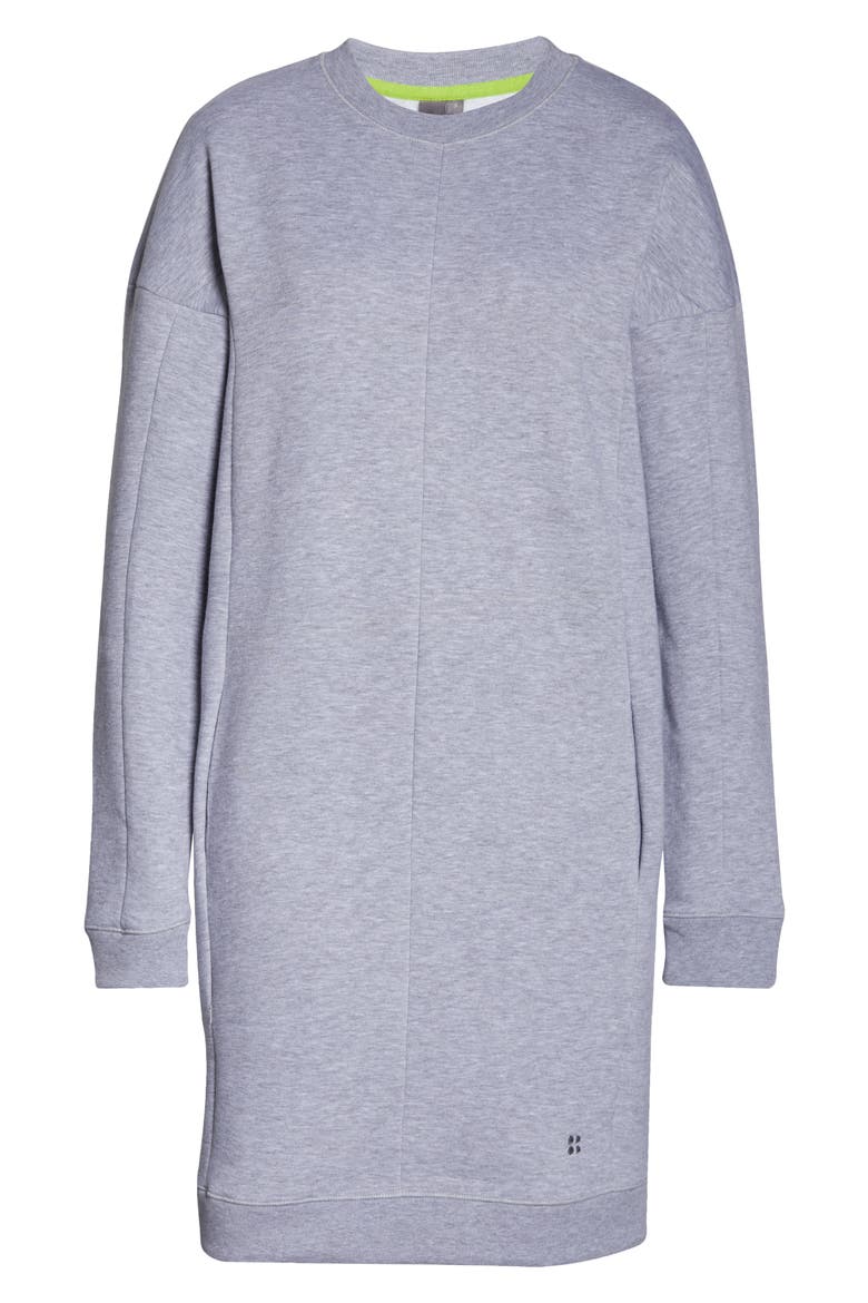 Serene Sweat Dress, Alternate, color, CLOUD GREY MARL