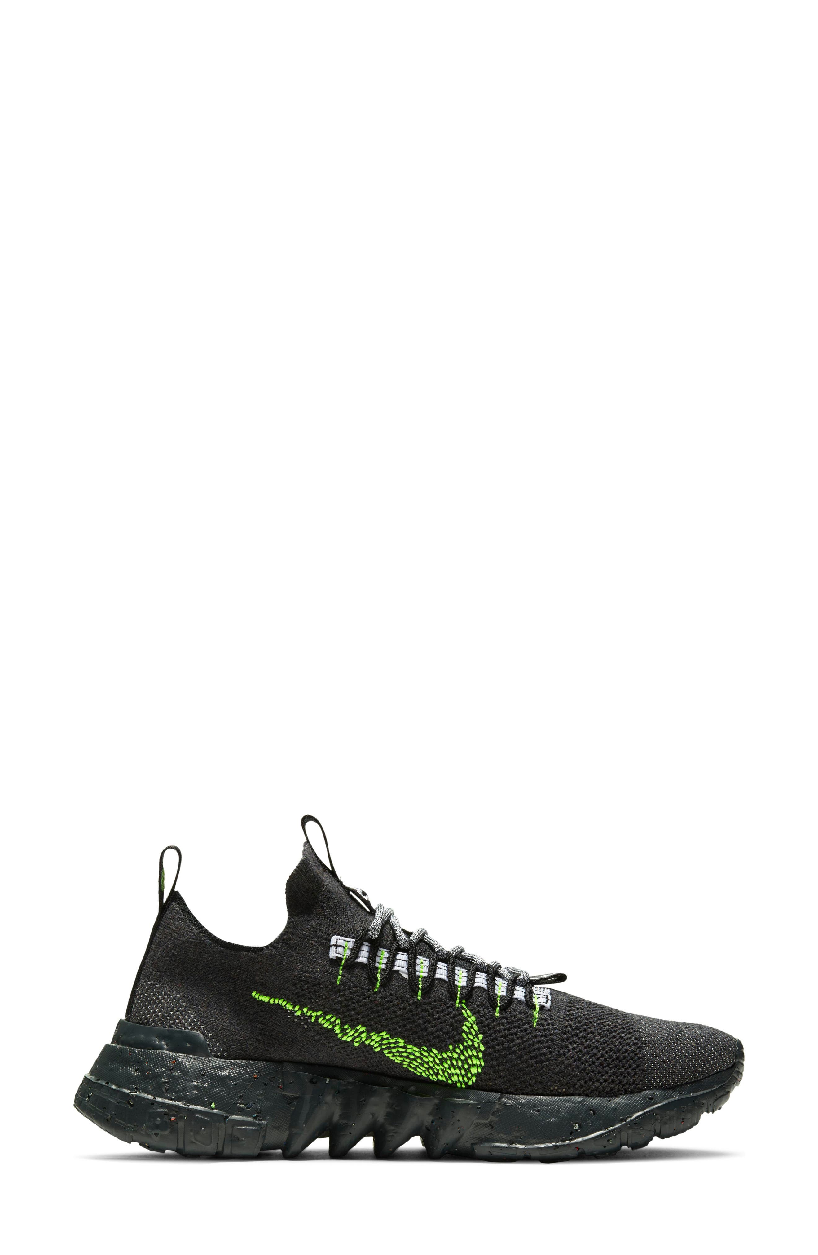 Space Hippie 01 Flyknit Sneaker, Alternate, color, ANTHRACITE/WHITE-BLACK-VOLT