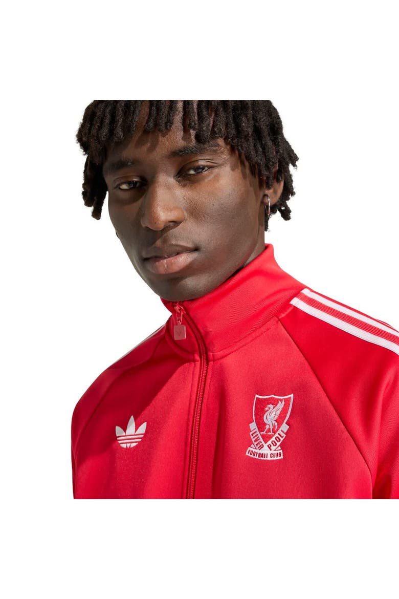 Men's adidas Originals  Red Liverpool Culturewear Full-Zip Track Jacket, Alternate, color, Red