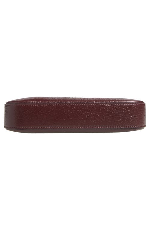 Alexander Mcqueen Mcqueen Mini T-bar Handbag In Cranberry/silver