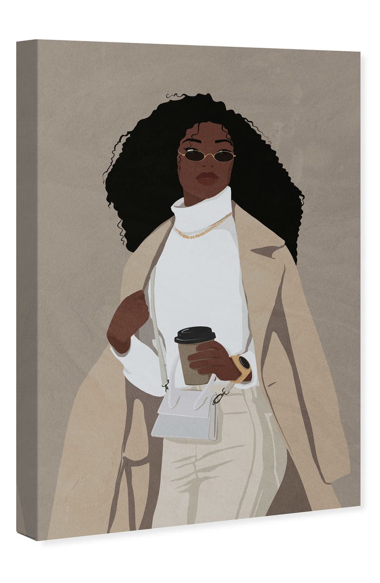 Wynwood Studio Business Fashion Woman Canvas Wall Art, Alternate, color, Brown