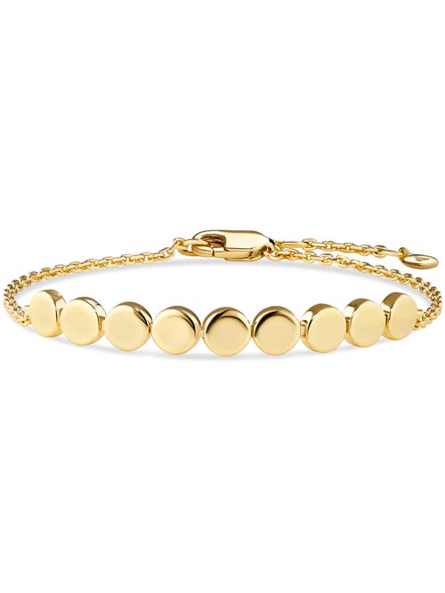 Devata Round Link Chain Bracelet In Gold