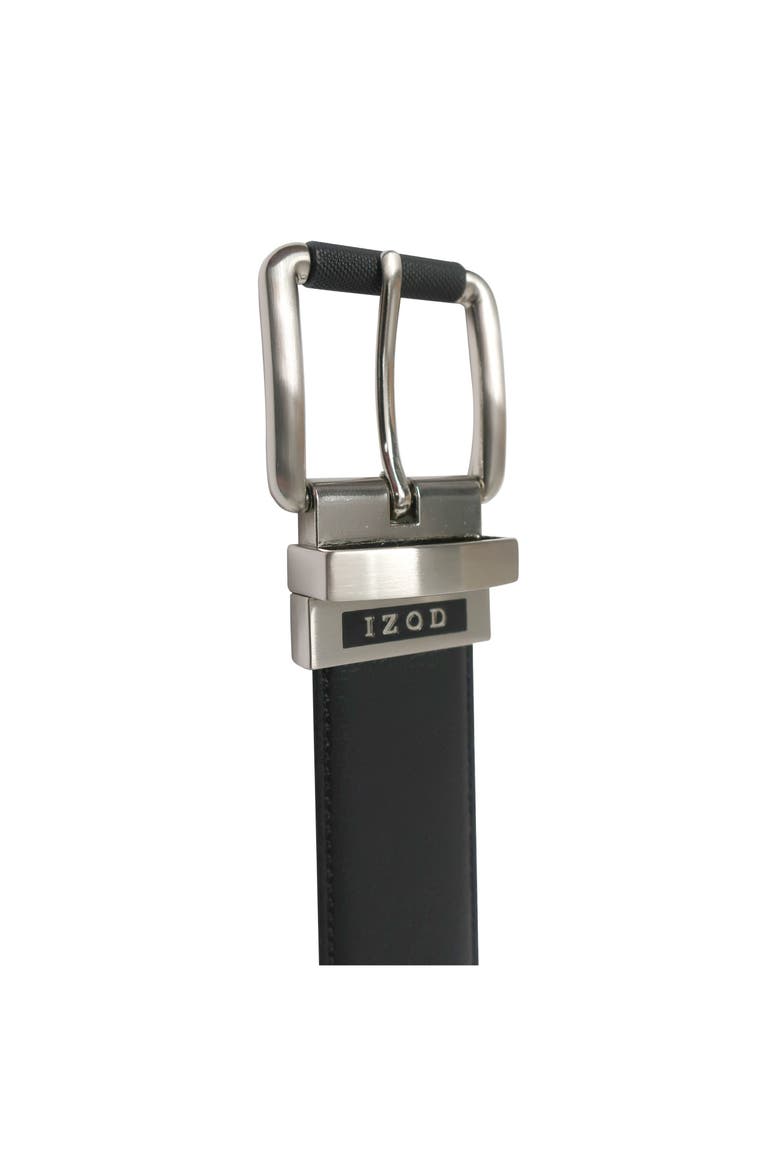 Mens Reversible Leather Belt, Alternate, color, Black
