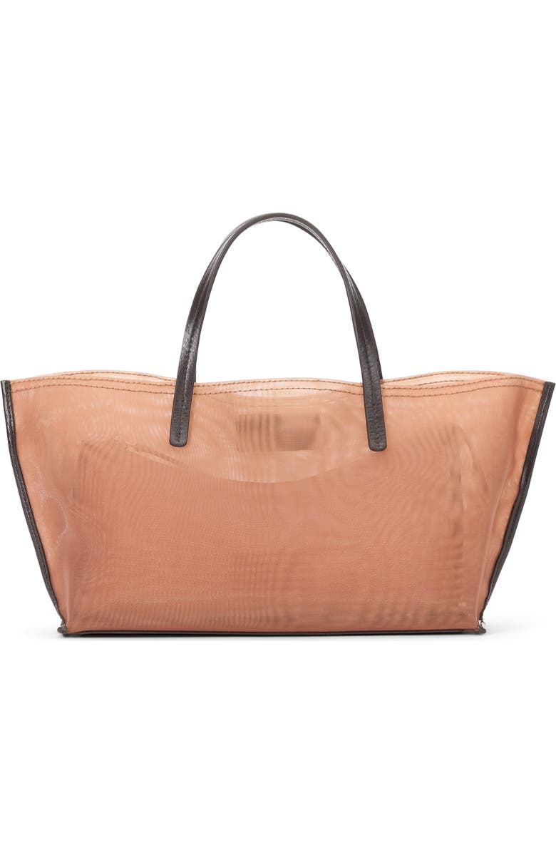 STAUD Mini Christos Mesh Tote, Alternate, color, Camel
