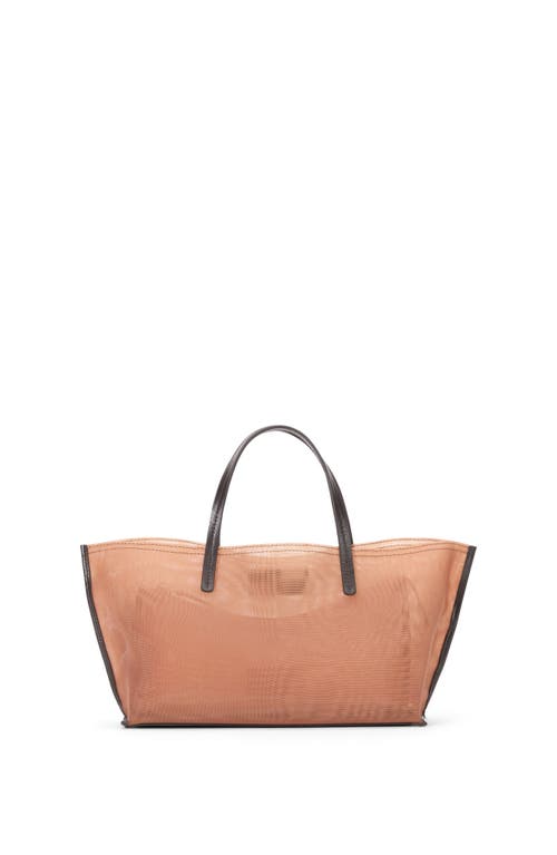 Staud Mini Christos Mesh Tote In Pink