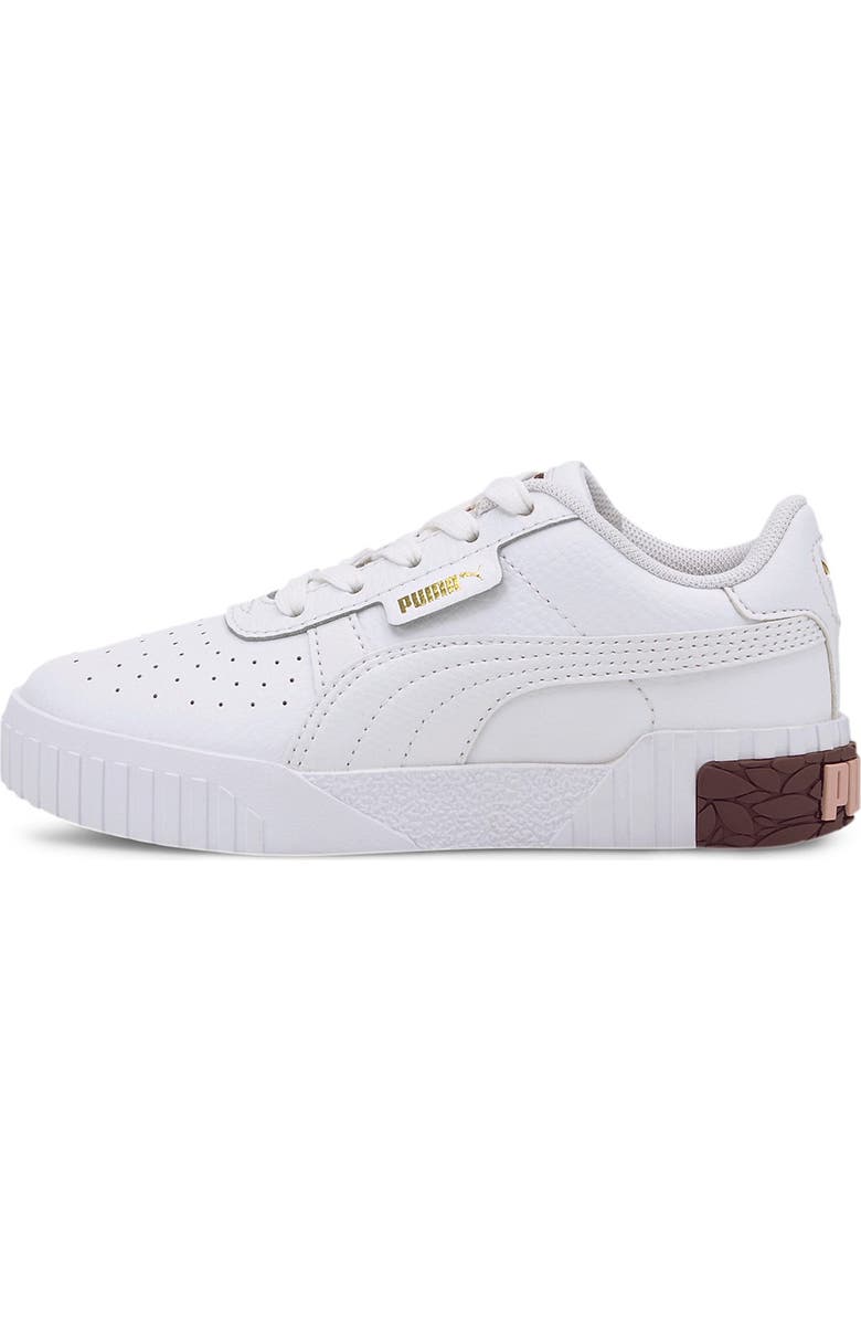 PUMA Cali Perforated Leather Sneaker, Alternate, color,