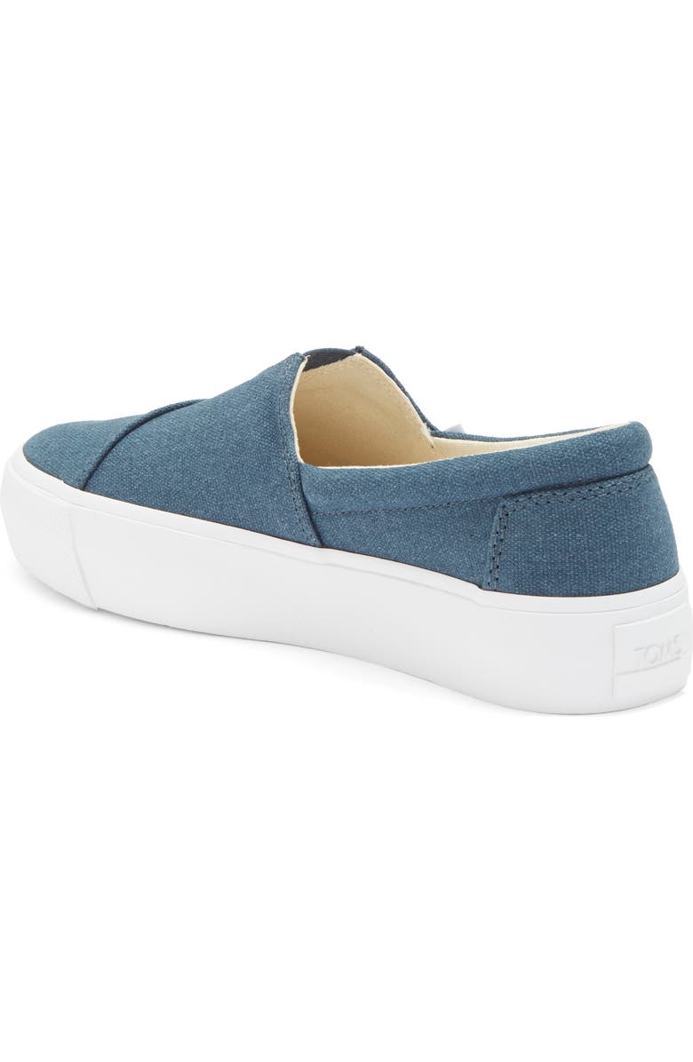 TOMS Fenix Platform Slip-On Sneaker, Alternate, color,
