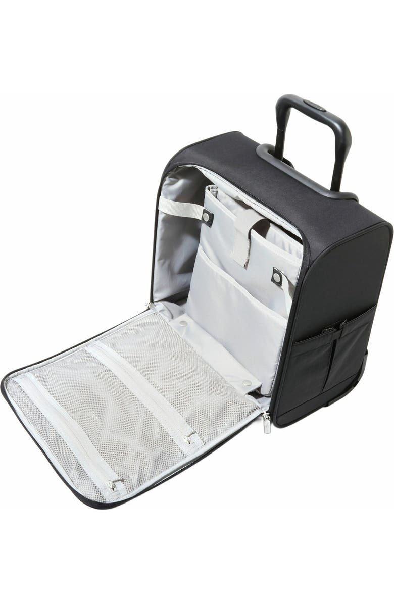 BAGGALLINI 2 Wheel Underseater Carry-On Suitcase, Alternate, color, Black