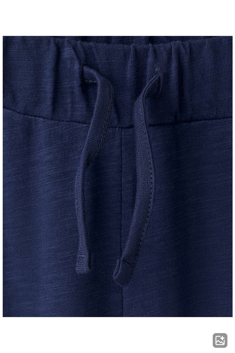 Kids' Straight Leg Cotton Jersey Trousers, Alternate, color, NAVY