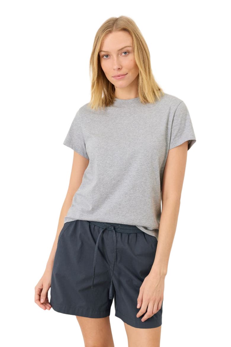 Organic Cotton Softspun Essential Crewneck Tee, Main, color, Heather Grey