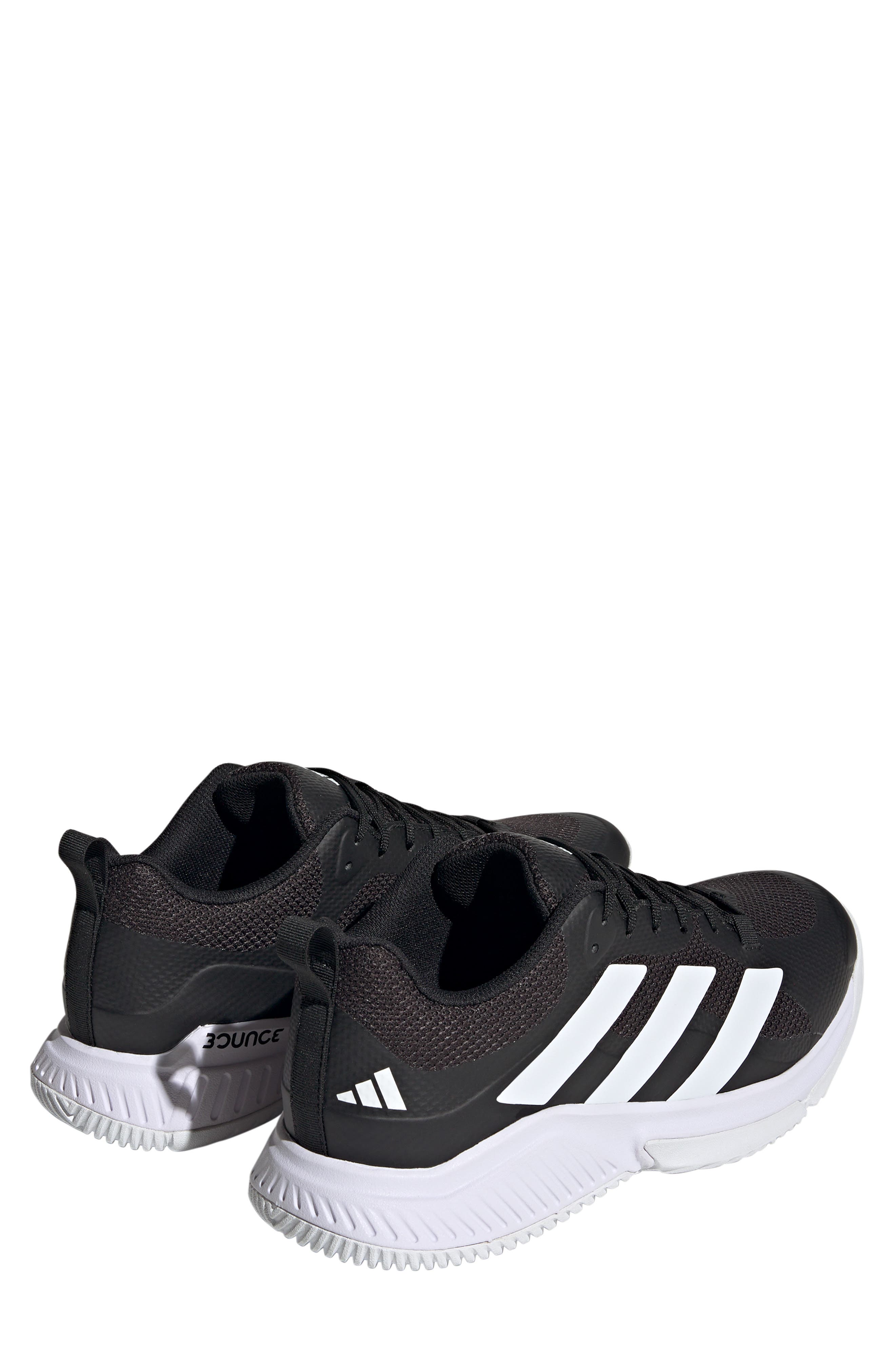 adidas Court Team 2.0 Training Shoe, Alternate, color, Black/ White/ Black