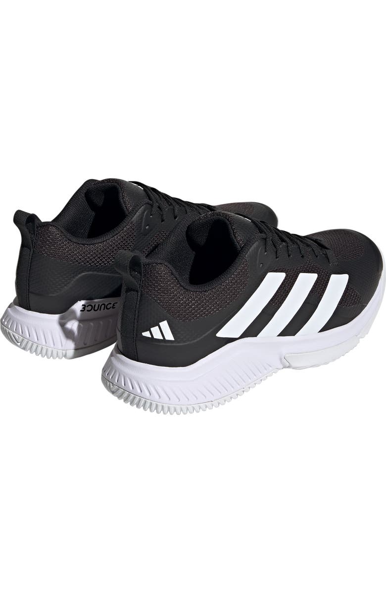 adidas Court Team 2.0 Training Shoe, Alternate, color, Black/ White/ Black