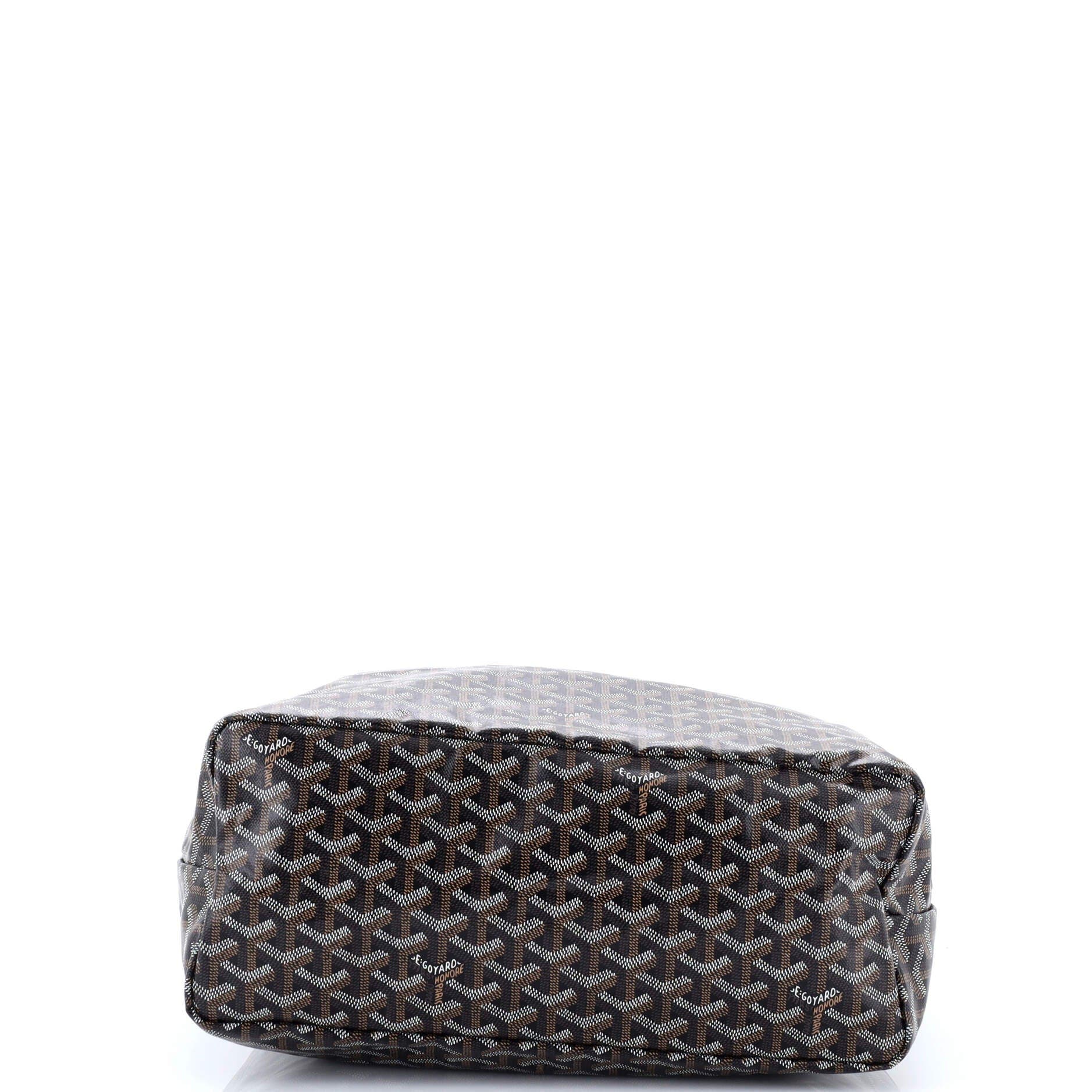 Pre-Owned Goyard Saint Louis Tote Coated Canvas PM, Alternate, color, Black