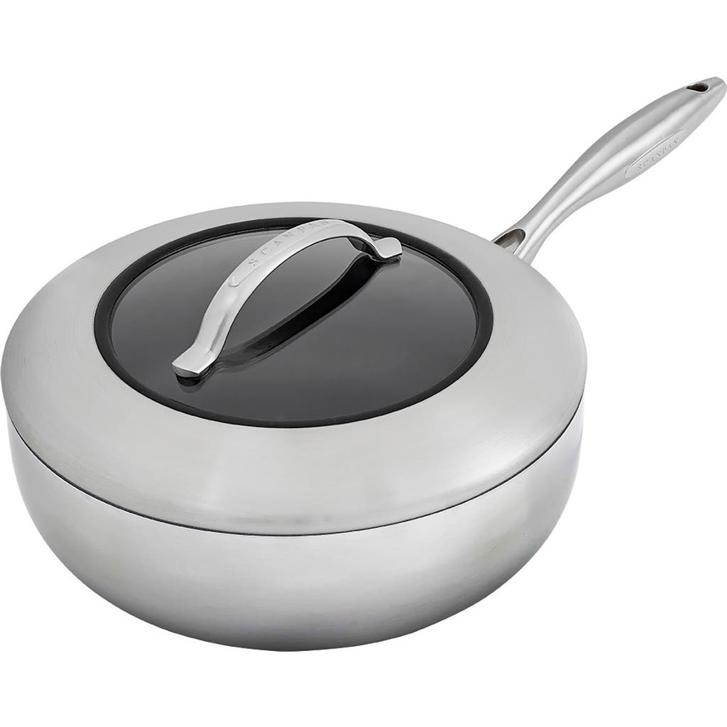 Scanpan Ctx 4 Quart Deep Saute Pan With Lid, 10.25 Inch In Silver