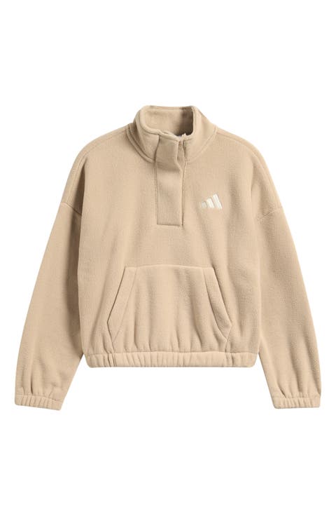 Kids' Microfleece Mock Neck Pullover
