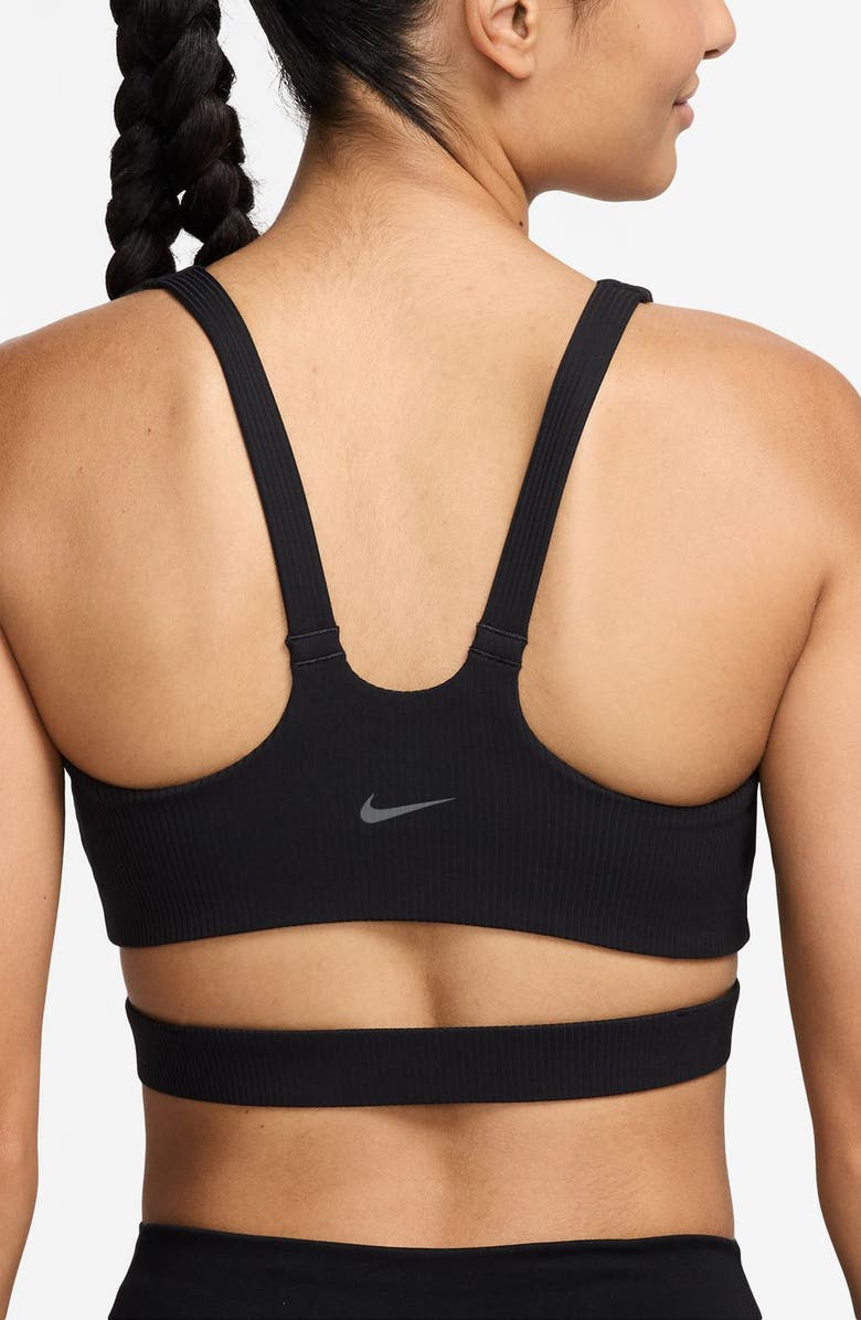 Nike Zenvy Rib Light-Support Padded Sports Bra, Alternate, color, 
