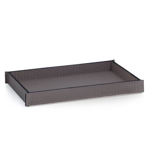 Piega Braid Gray Tray