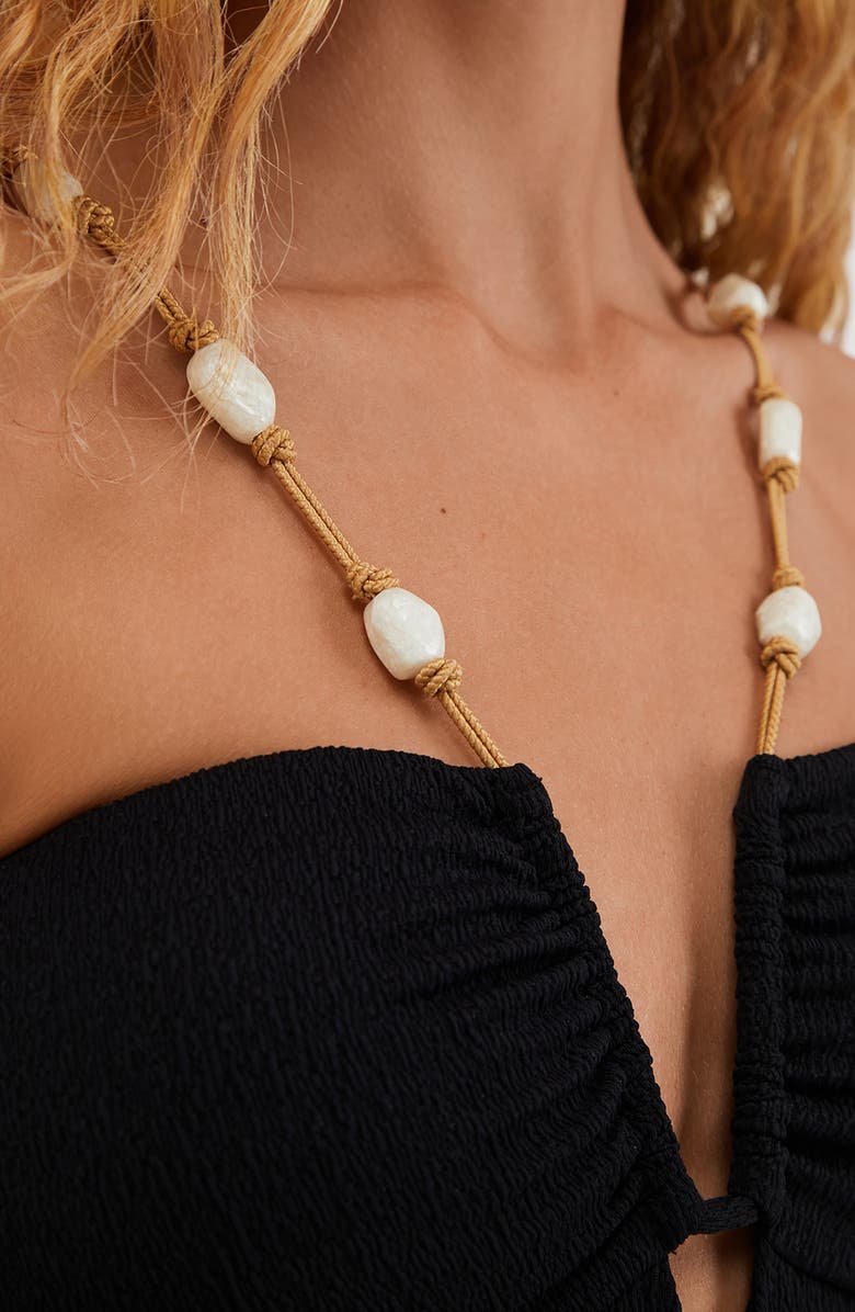 ViX Paula Hermanny Firenze Ney Cover-Up Minidress, Alternate, color, Black