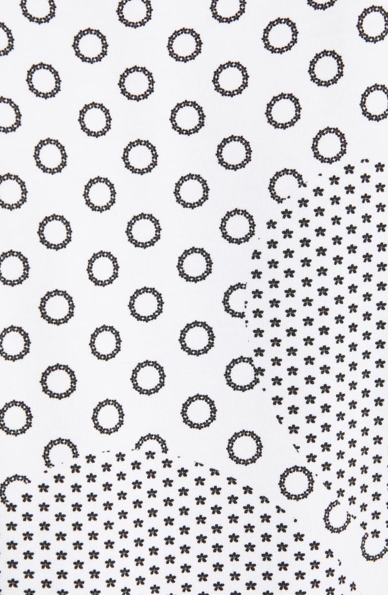 Ted Baker London Print Fitted T-Shirt, Alternate, color, White