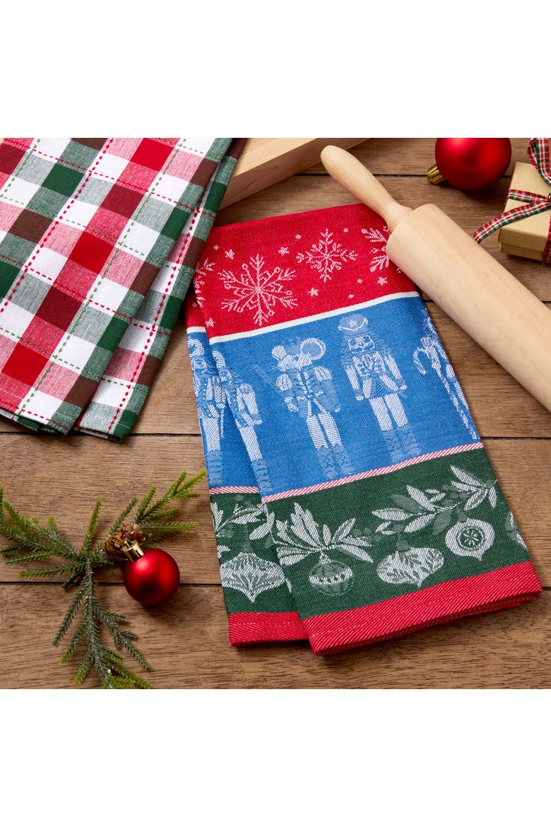 Holiday Nutcrackers Dishtowel Set of 2, Alternate, color, Holiday Nutcrackers