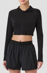 RM Rebecca Minkoff Zip Front Crop Jacket