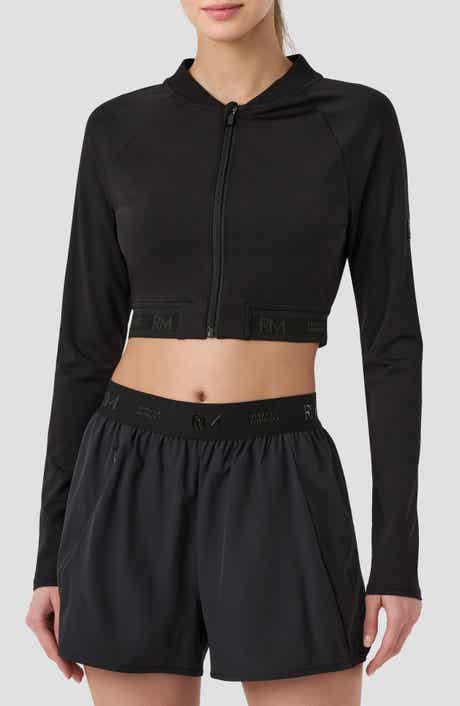 RM Rebecca Minkoff Zip Front Crop Jacket