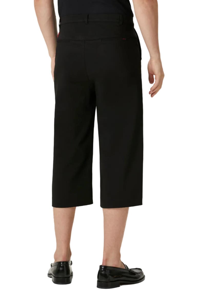 Cotton Woven Short, Alternate, color, BLACK